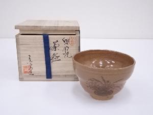 JAPANESE TEA CEREMONY / MUSHIAKE WARE TEA BOWL CHAWAN / ARTISAN WORK 